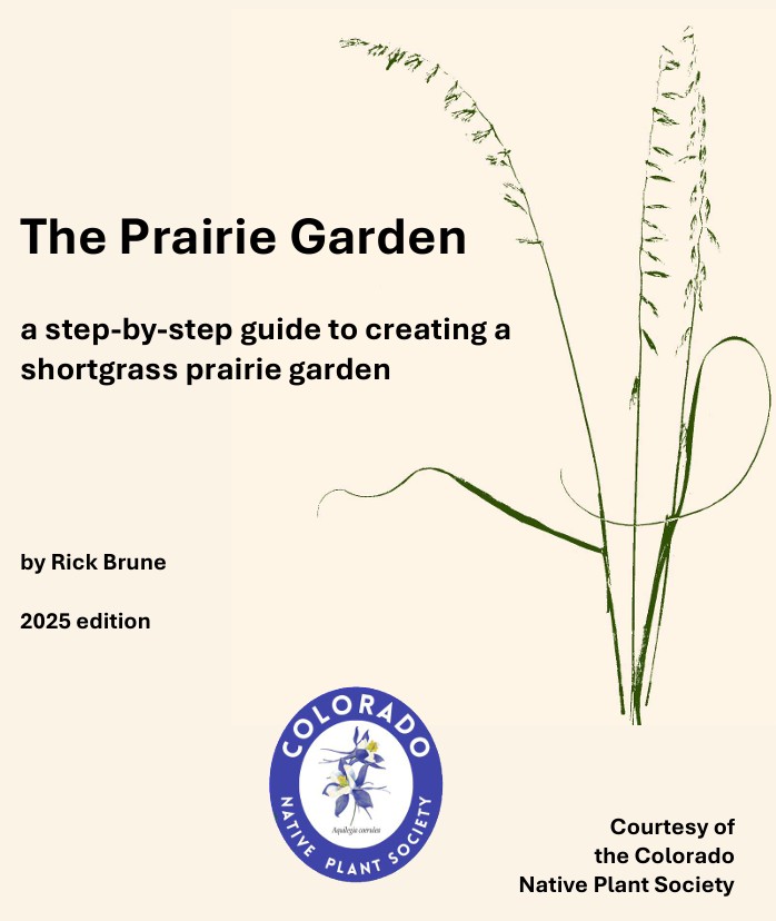 CLASSIC BOOKLET ON HOW TO CREATE A SHORTGRASS PRAIRIE LAWN OR GARDEN